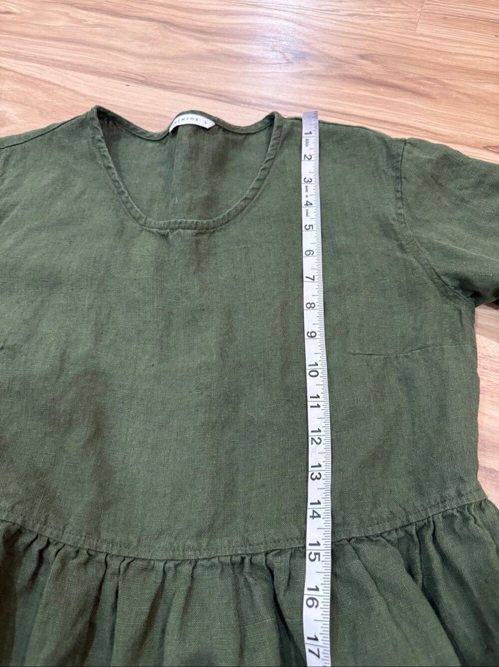 Linenfox Anna dress boho lagenlook oversized sz Small - Picture 7 of 8